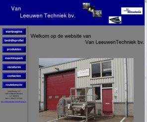 vanleeuwen-techniek.com: van leeuwentechniek-startpagina
metaalbewerking,cnc draaien,frezen,construktie,plaatwerk,montage