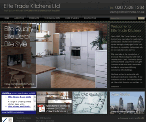 elitekitchens.co.uk: Staff Kitchens - DDA Kitchens - Trade Kitchen Supplier - Elite Trade Kitchens UK, London
Trade kitchen supplier, supplying the construction, refurbishment and fit out sectors with high quality DDA kitchens and staff kitchens for London and UK.