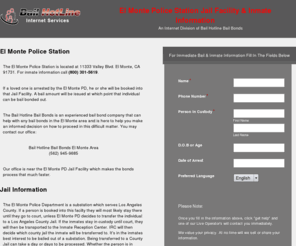 elmontepd.com: El Monte Police Station Jail Facility & Inmate Information
El Monte Police Station Jail Facility Bail and Inmate Information 24 Hours A Day. Call The Bail Hotline at (562) 945-9685.