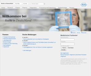 rochedeutschland.com: Roche in Deutschland - Willkommen
Informationen zu Ihrer Gesundheit und innovativen Arzneimitteln von Roche für Patienten, Ärzte und Apotheker
