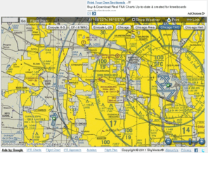 schaumburgregionalairport.net: SkyVector: Flight Planning / Aeronautical Charts
SkyVector is the most popular way to view aeronautical charts online. Always current, and always free, FAA Sectional Charts are used for VFR flight planning anywhere in ths US. Terminal Area Charts cover only areas around major Class B Airports. They are more detailed, and should be used when fligh planning near Class Bravo Airspace. IFR Enroute charts for Low altitude and high altitude en-route planning. Approach Plates and IFR charts. Airport/Facility Directory (A/F D)  Weather data is provided from current METARS.  Aviation Chart Data and Airport Information is updated monthly from Official NACO images.  These aviation charts have been carefully aligned to provide you with an accurate flight planning tool.