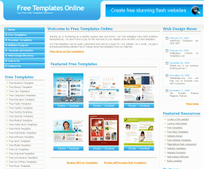 freetemplatesonline.com: Free Web Templates Resource - Free Templates Online
Free Web Templates Resource with a constantly growing collection of web design layouts for personal and commercial use. Instant download. Trendy web design ideas for inspiration.