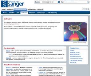 hajarnavis.co.uk: Software - Wellcome Trust Sanger Institute
The Wellcome Trust Sanger Institute is a charitably funded genomic research centre located in Hinxton, nine miles south of Cambridge in the UK.