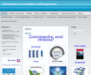 zonnepaneel.org: Zonnepanelen en zonneboilers uit Wieringerwaard. - Welkom
Welkom bij zonnepanelen service Nederland