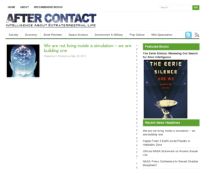 aftercontact.com: After Contact
Regularly updated news blog about the search for extraterrestrial life