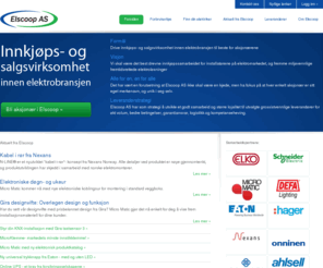 elscoop.no: Elscoop AS - Miljøbevisst innkjøp og salg innen elektrobransjen
Elscoop AS eies av frittstående elektroentreprenører i Norge og driver innkjøps- og salgsvirksomhet innen elektrobransjen til beste for aksjonærene.