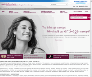 sculptraesthetics.com: Anti-Aging Treatment | Facial Injectable for Wrinkle Correction
Sculptra® Aesthetic (injectable poly-L-lactic acid) is an anti-aging facial injection treatment that can give you subtle results over time.  Replacing lost collagen.