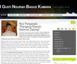 baguskumara.com: I Gusti Ngurah Bagus Kumara « Personal Site
Personal Site