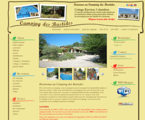 campingdesbastides.com: Bienvenue au Camping des Bastides
Camping de bastides, camping nature dans le lot-et-garonne et dordogne, emplacements, location vacance chalet et caravane, camping avec piscine tennis bar restaurant animations, proche des bastides de perigord