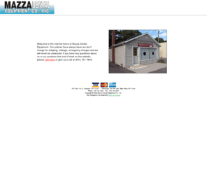 mazzadental.com: MAZZA Dental Equipment Co., Inc.
Mazza Dental Equipment has been providing the finest quality dental supplies for over 30 years.