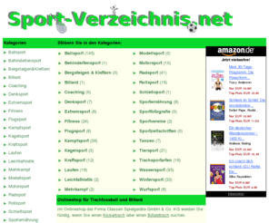 sport-verzeichnis.net: Das Sport Verzeichnis
Verzeichnis mit Links zu Sportseiten aller Kategorien.