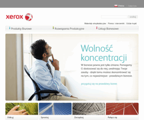 xerox.com.pl: Wielofunkcyjne Drukarki, Druk Cyfrowy i Zarządzanie Dokumentami od Xerox
Wydajne wielofunkcyjne drukarki, tani druk cyfrowy oraz usługi zarządzania dokumentami pozwolą obniżyć koszty w firmie  - sprawdź ofertę Xerox