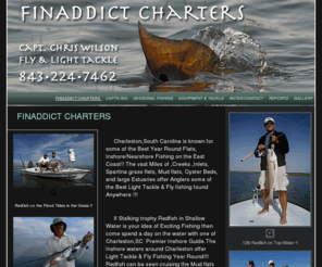 charlestonflyfishingguide.com: FinAddict Fly/Light Tackle Charters
FinAddict Charters offers Light Tackle and Fly fishing around Charleston Inshore Waters.All Skill Levels are Welcome over 25 yrs Exp fishing the Charleston area!!  