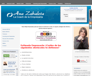 coachdelaempresaria.com: Coach De La Empresaria
¿Necesitas Tomar el Control de tu Destino, Organizar y Fijar Metas, y Alcanzar tus Sueños Personales y Profesionales? entonces estás en el lugar correcto.