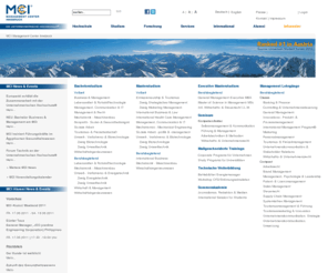 fh-lehrgang.com: MCI MANAGEMENT CENTER INNSBRUCK - DIE UNTERNEHMERISCHE HOCHSCHULE®
MCI MANAGEMENT CENTER INNSBRUCK - DIE UNTERNEHMERISCHE HOCHSCHULE® - International ausgerichtete Bachelor- und Masterstudien in den Bereichen Wirtschaft, Technik und Soziales. Fortbildungsangebote für Führungskräfte und Nachwuchsführungskräfte in Wirtschaft, Nonprofitsektor und öffentlicher Verwaltung.