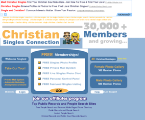 singles.org: Free Christian Singles Memberships at Christian Singles Connection, Christian Dating, Photos, Chat, Free Memberships, Personals, Dating, Singles, Love and Romance site
free memberships to this christian singles dating & chat service. christian dating or just meeting singles made easer with free memberships, live chat & photo profiles. christian dating & live chat.