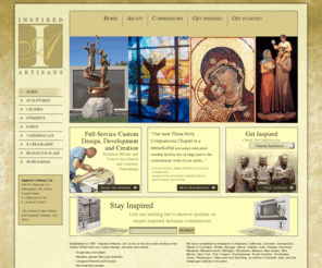 inspiredart.com: Inspired Artisans - iconography, sculpture, statues, mosaics, murals | Home
Custom religious artwork and restoration of iconography, sculpture, statues, mosaics, murals.