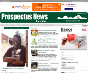 prospectusnews.com: Prospectus News
Prospectus News - The student produced publication of Parkland College since 1969.