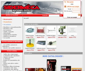 sidermeca.com: SIDERMECA - machines outils - équipement d'atelier
Siderméca est le spécialiste français de la machine-outil pour le travail des métaux et de l'équipement d'atelier