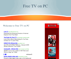 tvpcfree.com: Free TV on PC
Free TV on PC