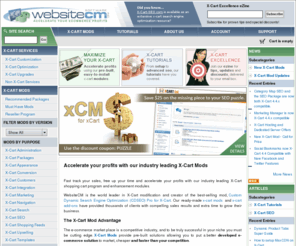 websitecm.com: X-Cart Mods, X-Cart Addons, XCart Software - WebsiteCM
WebsiteCM is the world leader in X-Cart modification. Our ready-made x-cart mods and x-cart addons have provided thousands of clients with compelling sales results and extra time to grow their e-commerce business.