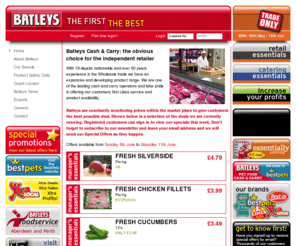 batleys.co.uk: Welcome - Batleys Cash & Carry Wholesale: 20 Depots Nationwide
With 19 depots nationwide, Batleys Cash and Carry are the obvious choice for the independent retailer. We have 50 years experience in the Wholesale trade.