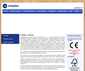 complex.gda.pl: O firmie - historia firmy
Complex - drewno dla Ciebie