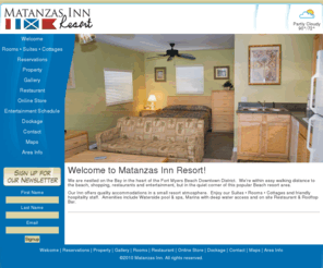 matanzasinn.com: HOME
The Matanzas Inn is located along the Intracoastal Waterway which separates Fort Myers Beach from the rest of Florida. This piece of paradise is known for its wonderful beach just two blocks away.