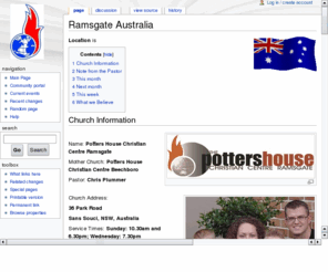 pottershouseramsgate.com: Ramsgate Potters House Christian Centre - CFM
Home page of the Potters House Christian Centre located in Ramsgate NSW Australia. Part of the global fellowship of CFM churches.