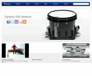 degmusic.net: Dynasty USA
Dynasty USA is a division of DEG Music Products, Inc, the manufacturer of Dynasty USA Brasswind &ampl Dynasty USA Percussion Instruments and Schafer band instruments and offers a complete range of DEG accessories for wind instruments. Dynasty manufactures a complete choir of marching brass voices. They are endorsed by championship marching bands and drum corps. Dynasty manufactures Concert Percussion, Marching Percussion and Mallet Percussion. Dynasty percussion Instruments are the choice of leading artists and ensembles.  Schafer brass instruments are an outstanding student line of upright tubas and baritone horns. DEG offers dealers a complete line of accessory products for wind instruments and percussion. 