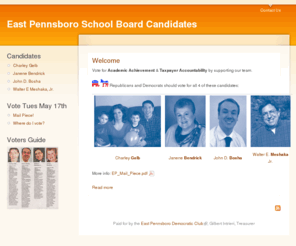 epschoolboard.org: East Pennsboro School Board Candidates
