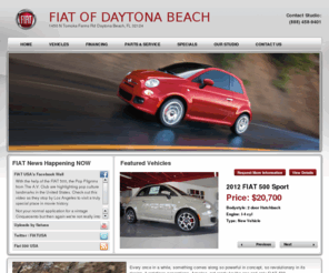 fiatusaofdaytonabeach.com: FIAT of Daytona Beach | New Fiat dealership in Daytona Beach, FL 32124
Daytona Beach, FL New, FIAT of Daytona Beach sells and services Fiat vehicles in the greater Daytona Beach