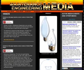 mecompanymedia.com: Welcome to Maintenance Engineering's Active Content Media site and Home of the Best Premium Quality lighting in the World.
Home of Maintenance Engineering Ltd's Media content, active video media, on line social media and associated sites, complete product resource materials and in general anything happening with ME-DTC.Co