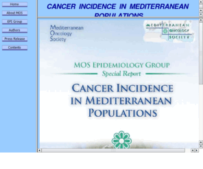 mosepi.org: Cancer Incidence in Mediterranean Populations
