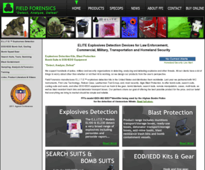 battlefieldforensics.com: Forensic Explosive Material Detection Devices for Security
Field Forensics - ELITE Hand-Held Disposable Forensic Explosives Detection Device for Law Enforcement, Commercial, Military and Homeland Security.