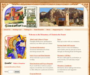 christdesert.org: Benedictine Abbey of Christ in the Desert
Christ in the Desert 