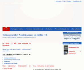 tp-mr-72.com: TP .MR - Terrassement et Assainissement en Sarthe (72)  - Terrassement et assainissement à La Milesse dans la Sarthe (72)
Terrassement et assainissement à La Milesse dans la Sarthe (72) - Terrassement et Assainissement en Sarthe (72) 