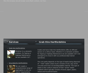 scalesandsonsgrabhireltd.co.uk: Grab Hire Hertfordshire - Scales & Sons Grab Hire
Scales and Sons Grab Hire offer an efficient service on a 24hour basis.