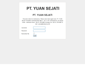 yuansejati.com: Profile
PT. Yuan Sejati