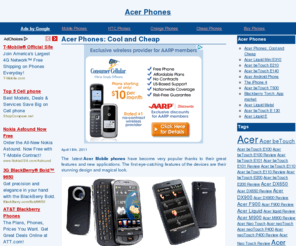 acerphones.net: Acer Phones
Latest news on Acer Phones, specifications and reviews