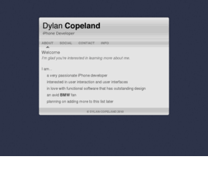 dylancopeland.com: Dylan Copeland
Dylan Copeland Contact Website