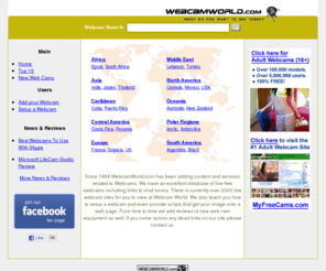 Webcamworld.com: Webcam World - Live Webcams & Free Web Cam Chat