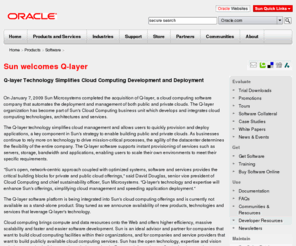 cloud-exchange.net: Oracle | Hardware and Software, Engineered to Work Together
Oracle is the world's most complete, open, and integrated business software and hardware systems company.