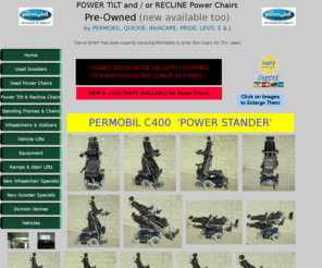 permobilchairs.com: UsedPowerTiltAndReclineChairs
