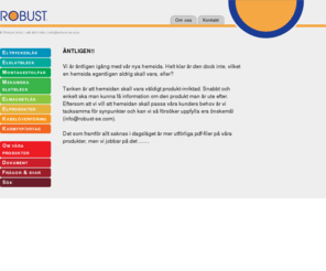 robust-se.com: ISAB/ROBUST - Ellåsning - Elslutbleck - Eltryckeslås - Montagestolpar
