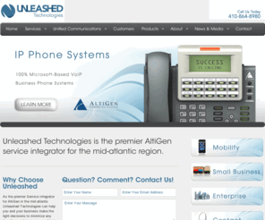 altigendc.com: Altigen - Unleashed Technologies
Unleashed Technologies provides expertise in AltiGen service and is the #1 mid-atlantic service integrator. Services include remote management, VOIP consultation, unified communications, and more.