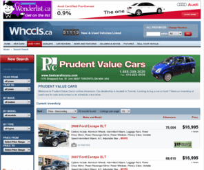 bestcarsforyou.com: PRUDENT VALUE CARS | Toronto | Wheels.ca
Search PRUDENT VALUE CARS'swheels.ca - National inventory with thousands of used cars.  Information on pricing, sales, leasing, online inventory, financing, service, parts, accessories, and hours and directions are online. 1170 Sheppard Ave West, Unit 36-37,Toronto,1-888-349-3020.