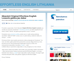 effortlessenglish.lt: Effortless English Lithuania
Ko reikia, norint sėkmingai mokytis su Original Effortless English Lessons. Atsisiųsk pamokų komplektą nemokamai.