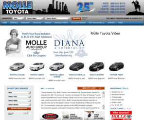 moletoyota.com: Molle Toyota | Toyota Dealer | Kansas City, MO
Visit the Official Site of Molle Toyota , Selling Toyota in Kansas City, MO and Serving Kansas City, MO. 601 West 103rd Street, Kansas City, MO 64114.