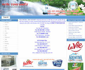 nuoctinhkhiet.org: Nước Tinh Khiết Giá Rẻ
Phục vụ cả T7- CN (24/24h) cung cấp nước tinh khiết giá rẻ nhất Hà Nội - TP.HCM